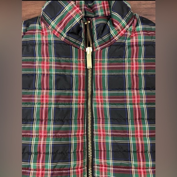 NWT - Vineyard Vines Tartan Plaid Puffer Vest - Size XXS - Picture 4 of 9
